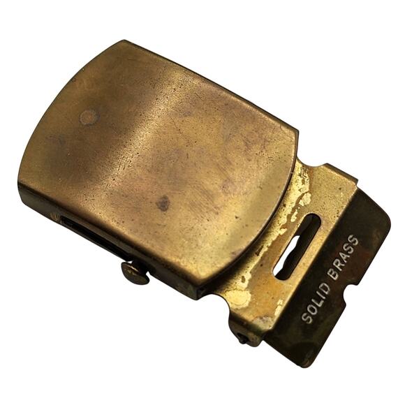 Antique Brass Buckle - Picture 1 of 3